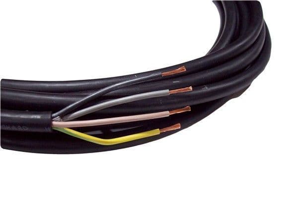 thumbnail image 2 of CPUK 3 Core H07RNF Rubber Mains Flex Wire – Various Lengths – 1.5mm, 2.5mm, 4.0mm 2 of 3