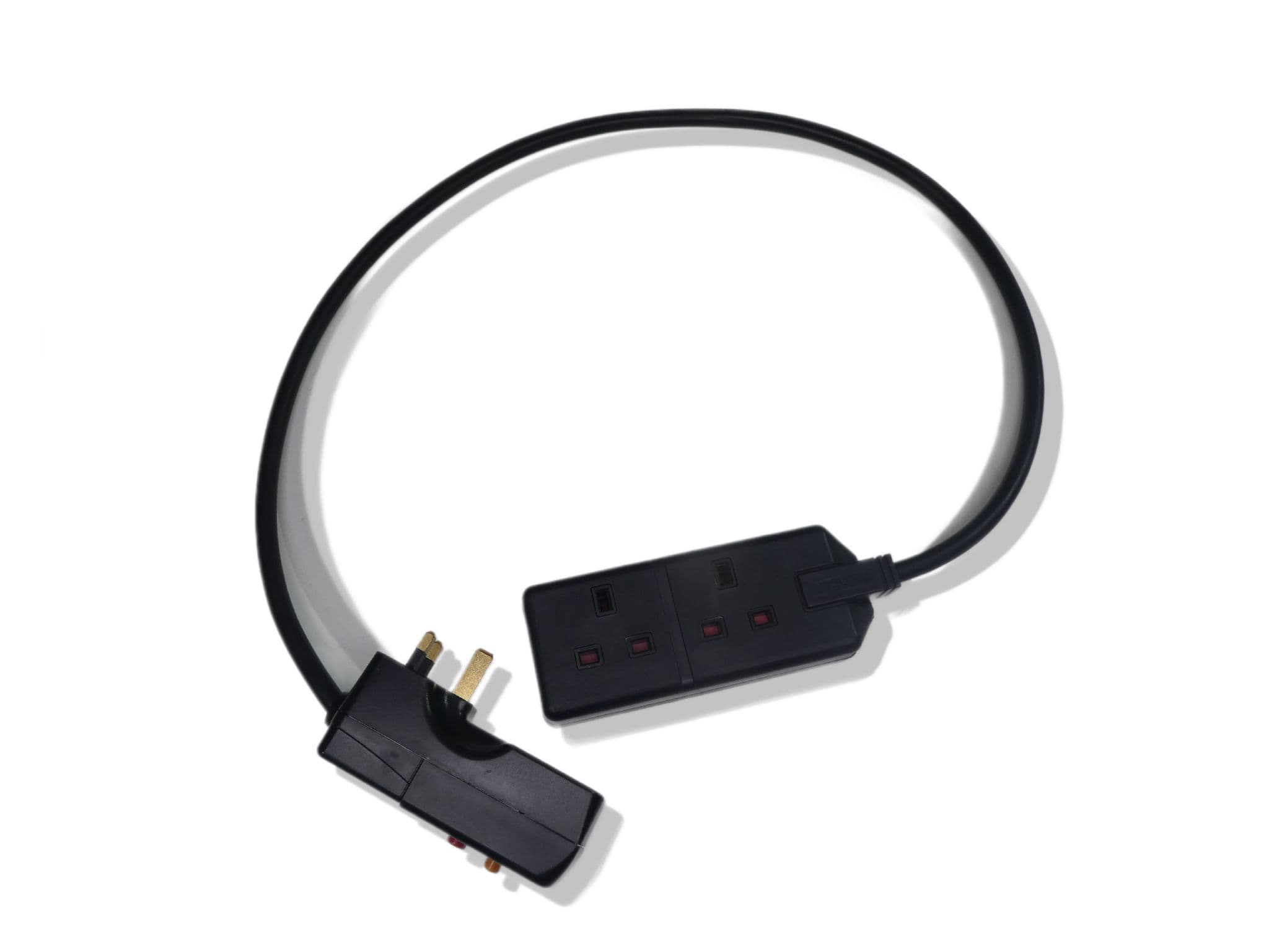 Kopp ZWART Opbouw Stopcontact RA Dubbel - 4626110